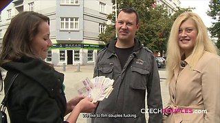 Ella Velvet and Samantha B Fuck Hard in Czech Street Foursome