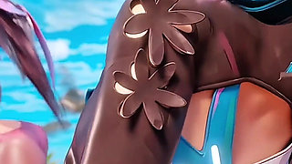 Rough Vacation Creampie: Stinky Pussy & Ass Destroyed by Huge Black Monster Cock