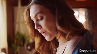 Brunette beauty Freya Parker makes out with bbc Anton Harden