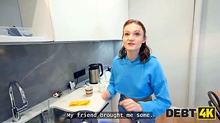 Debt4k. nasty college tart has no rules and is having anal nail with a palace manager