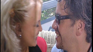 Blonde German MILF with Big Booty Gets Anal Drilled in Vintage Scene