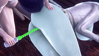 Alcina Dimitrescu Takes Anal Beads Dildo up Her Ass - Resident Evil Village Porn Parody