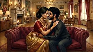 Handsome Indian Guy Doggystyle Fuck with Big Ass Aunty - Anal & Blowjob