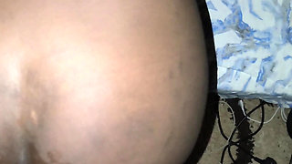 Ebony Babe Getting Fucked in Doggystyle After Visiting His Boyfriend