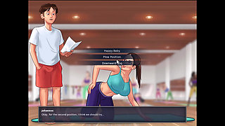 Summertime saga - I switched the vibrator on which she have on