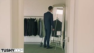 Boss Pounds Naughty Assistant in BDSM Style