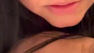 Two Cameras View When She Spanking Hard My Ass One View on My Ass One I Keep and Make Selfie Video