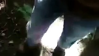 Twink blows big-cocked worker outdoors