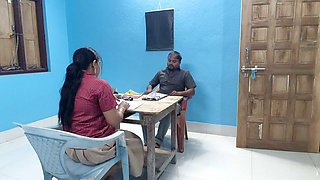 Desi indian 18 years old school girl sex with her teacher in class room, when teacher is studying, Desi Indian girl xxx video