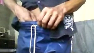 Asian Guy from Sri Lanka Strips and Masturbates on Cam