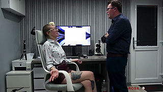 Office Slut #2 - Sucking the Bosses Cock