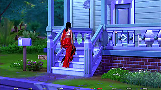 Desi virgin meena eventually went to bed with her flatmate Arun, but it hurts
