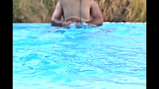 the hottest summmer of Cap d'Agde loving it by the pool