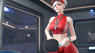 Mercy’s Tennis Match - Tight Pussy on the Line - 3D Overwatch Animation