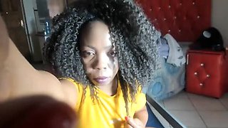 Huge Black Ass Amateur Gets Pussy Close-Up Cum Shot