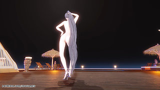 [mmd] Le Sserafim - Smart Eve Sexy Naked Dance Star Blade Hentai Uncensored 4K 60fps
