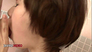 Akina Haras Steamy Japanese Bath Time Blowjob Treat Sizzling Sensual Fun