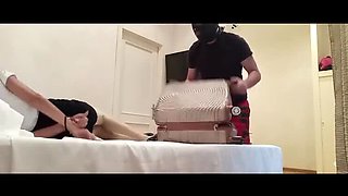 Bound MILF in Stockings and Heels Gets Fucked Hard