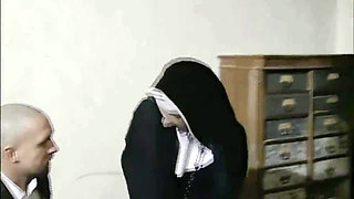 This Young Nun Gets Her Little Ass Pounded.