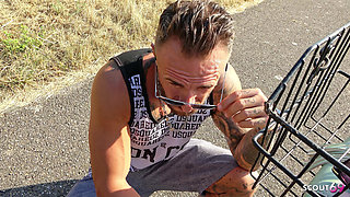 Skinny German Latina Teen Christy Ley Talk to Outdoor Fuck by Stranger