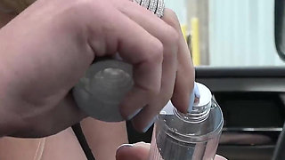 Horny Slut Wife Masturbation Outside Adult Bookstore