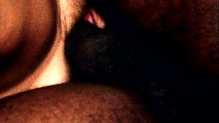 Amateur blonde girlfriend interracial hardcore with cum
