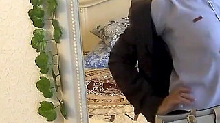 Strange Wicked Woman Fucks Herself for Comfort.