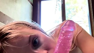 Littlepolishangel Riding Pink Dildo In Bathtub Onlyfans