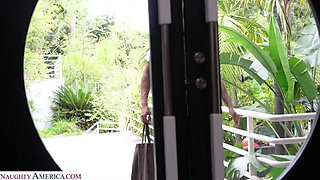 London River MILF Delivery Fantasy: Lawson Fantasizes About the Pornstar Goddess After Dropping off Her Groceries