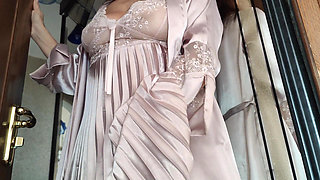 Two Stepmothers - One in the Mirror - Caught Me Fucking Real Sex Dolls