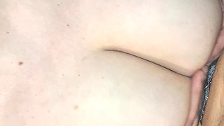 The unexpected titty fuck and blow job