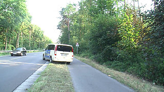 Taxi Rosebud Prolapse Tease - Gaping Anal Popping Out Wet