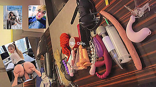 Pregnant wife gives blowjob