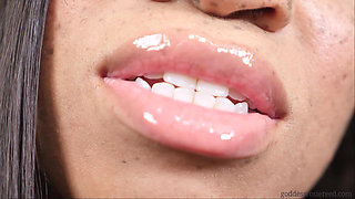 Dick Melting Lips- Ebony Domme Goddess Rosie Reed