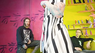 Punk Maid’s Holes Wrecked Big Dicks, Double Penetration, Filthy Facial