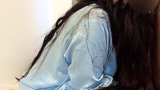 Busty Girlfriend Convincing Her Boyfriend to Fuck by Giving Him a Good Cock Blowjob