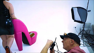 Tamsin Riley (domme) Ruby Lix (submissive) Photoshoot