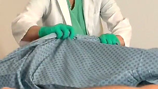 Goddess Fina Nurses Her Patient by Hand in Post-surgery Evaluation