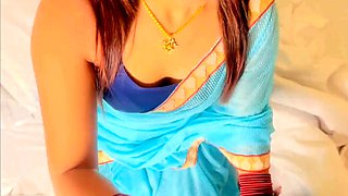 Wifey was playing with her tight pussy