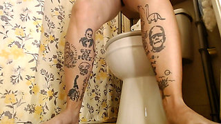 Farting While Using Bathroom