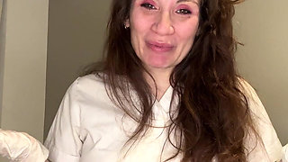 POV Nurse Prostate Exam and Handjob with Gloves