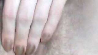 Half of Hour Hairy Pussy Masturbating