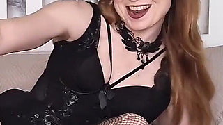 Smoking Slut Loves a Dildo in Her Ass
