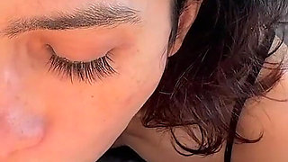 POV MILF Gets Throat Fucked and Tits Covered in Cum