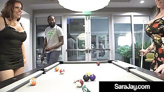 Watch charming Sara Jay and Nicky Ferrari's clip