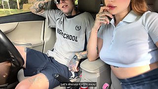 schoolgirl asked me to give her a lift, and I took her and