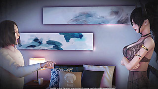 B040 Asian Beauty a Man Was Shrunk by Two Beauties and Used as a Dildo and Piston