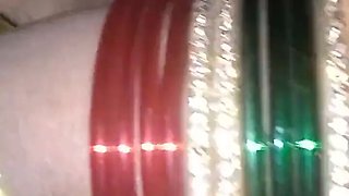 Indian aunty uncle full enjoy at night sperm dropped her pussy