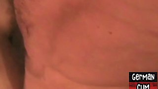 German amateur hunk barebacked by BF in his tight asshole