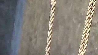 Short Skirt Girl's Chest Pinching Humiliation